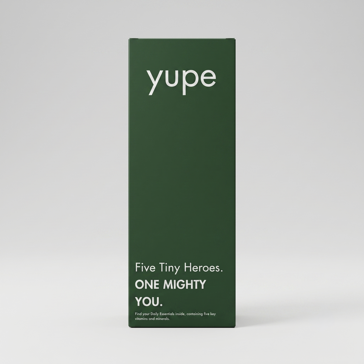 Yupe daily essentials verpakking 